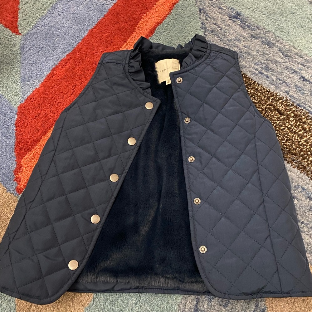 Copper key girls vest 6/6x